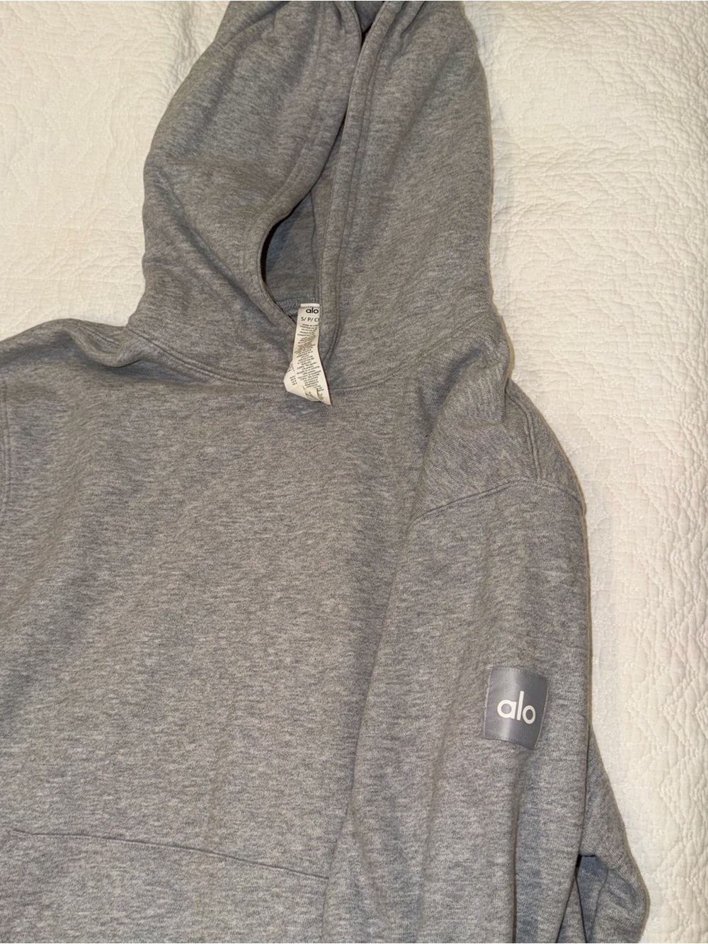 ALO Yoga Gray Women's Pullover Hoodie